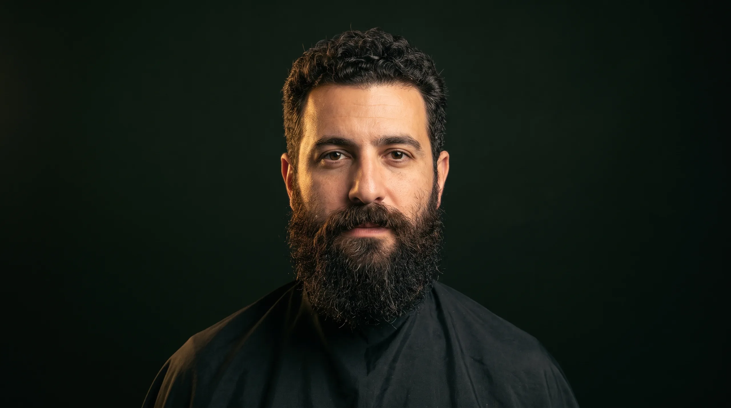Cliente con la barba larga y sin forma